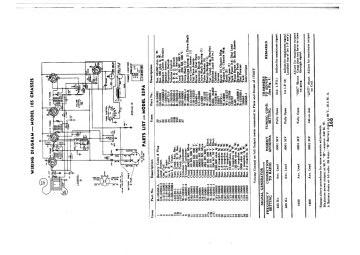 Crosley 105 ;Chassis schematic circuit diagram